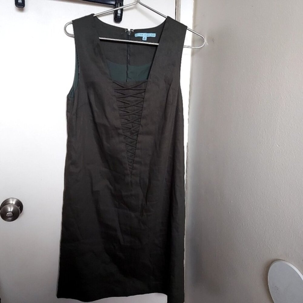 Antonio Melani army Green dress‎ size 8